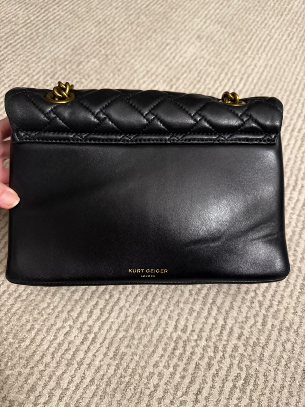 Kurt Geiger Kensington Leather Shoulder Bag - Picture 4 of 5